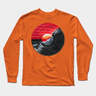 Vinyl LP Music Record Turntable Long Sleeve T-Shirt